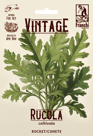🌱 Rocket 'Vintage Cultivated' Seeds | Cold-Resistant Peppery Arugula | Franchi Seeds