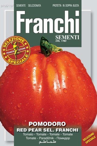 🍅 Tomato 'Red Pear Franchi' Seeds | Heirloom Pear-Shaped Tomato | Franchi Seeds