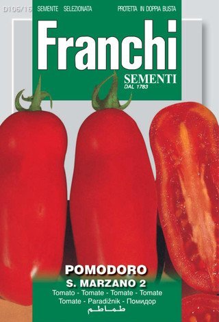 🍅 Tomato 'San Marzano' Seeds | Authentic Italian Plum Tomato | Franchi Seeds