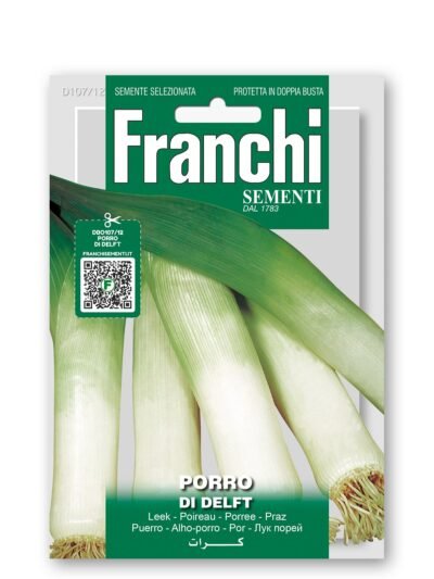 🧅 Porro di Delft Leek Seeds Late, Cold‑Hardy & Thick White Stems