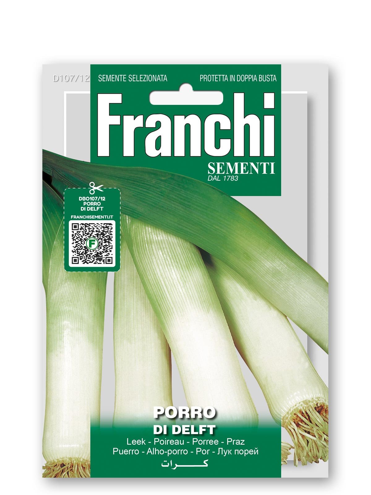 Porro di Delft Leek Seeds Winter Hardy Late Variety Franchi Seeds