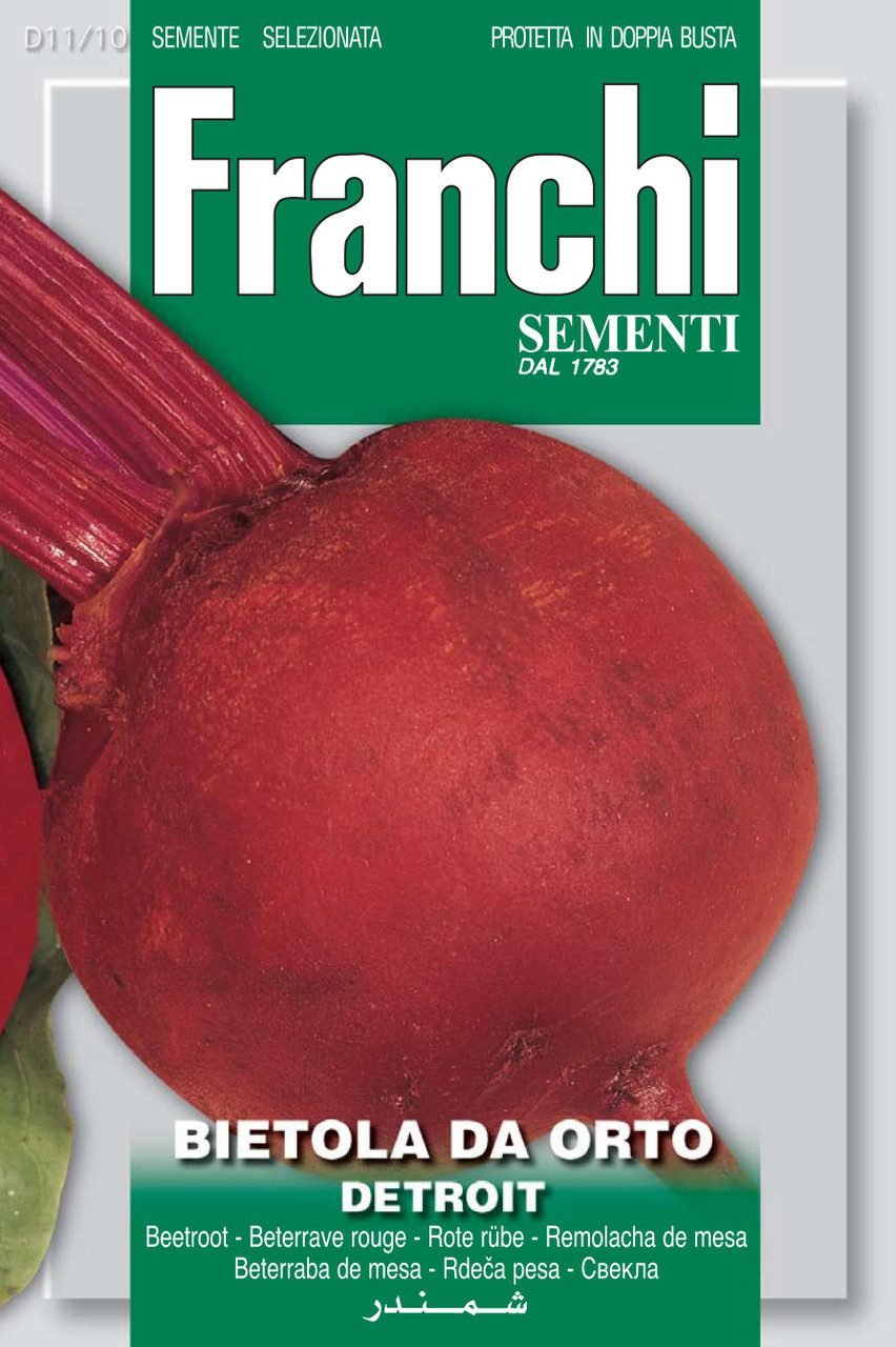Beetroot Detroit Seeds Early Sweet Globe by Franchi Seeds