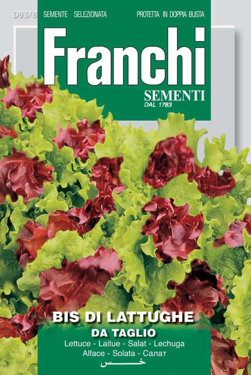 Bis di Lattughe Seeds Early Cutting Lettuce Mix by Franchi Seeds
