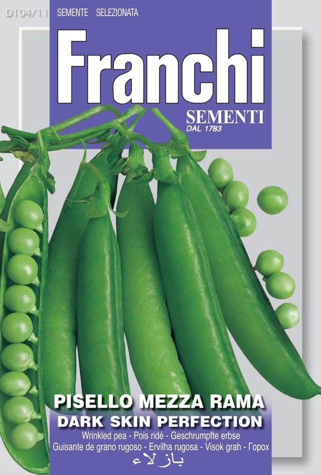 Pea Dark Skin Perfection Heritage Variety by Franchi Seeds