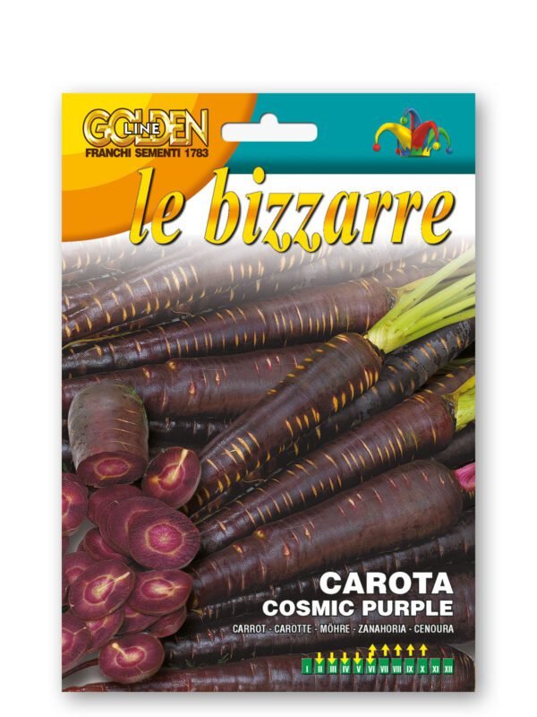 Cosmic Purple Carrot Seeds | Deep Purple Skin & Sweet Orange Core | Colourful, Medium‑Early Variety