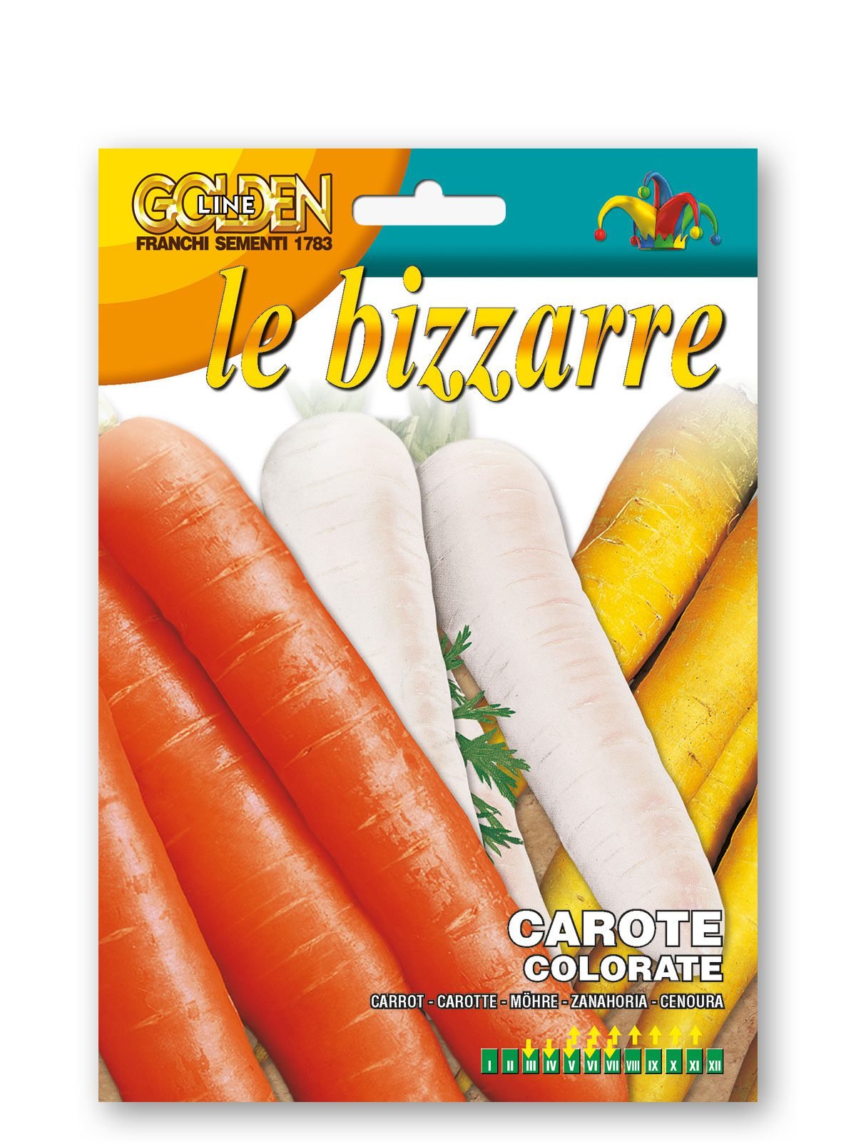 Carrot Mix Colorful Blend MediumEarly Franchi Seeds