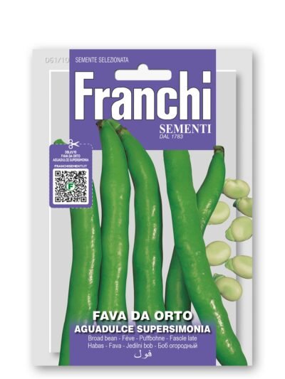 🌱 Aguadulce Supersimonia Broad Bean Seeds | Extra‑Long Pods & 8–9 Beans Each | Hardy Mid‑Early Variety