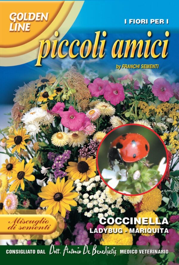 Ladybird Flower Mix Seeds | Annual & Biennial Blend | Attracts Natural Aphid Predators