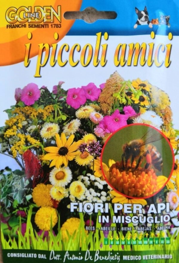 Bee‑Friendly Flower Mix Seeds | Colourful Annual & Perennial Blend | Supports Pollinators