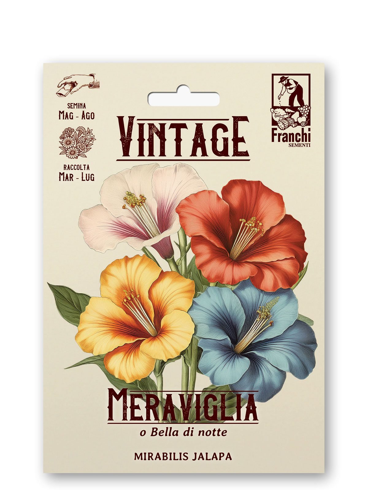 Bella di Notte Multicolor Vintage 1928 Flower Seeds Franchi Seeds