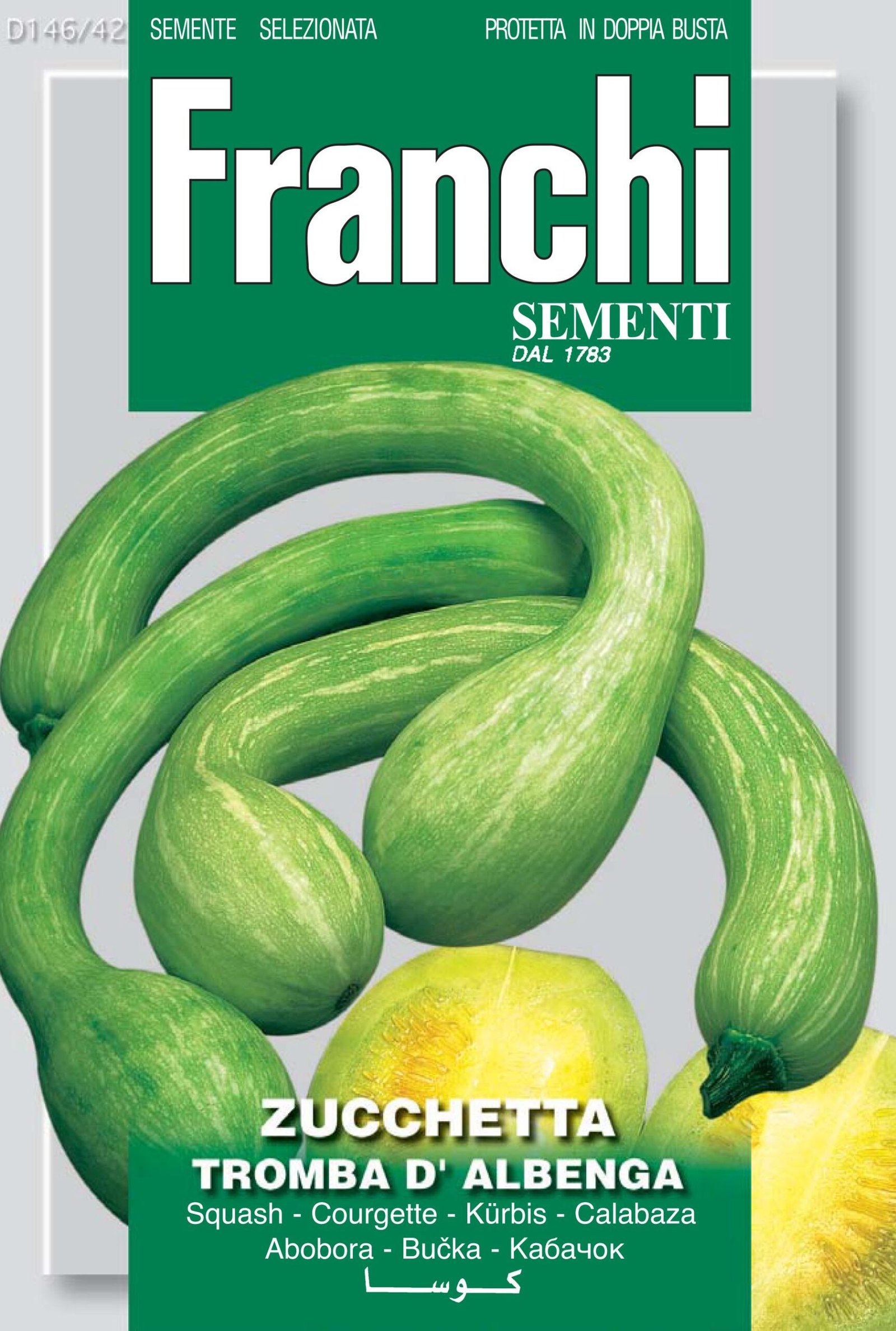 Zucchetta Tromba dAlbenga Seeds | Italian Heirloom Climbing Squash