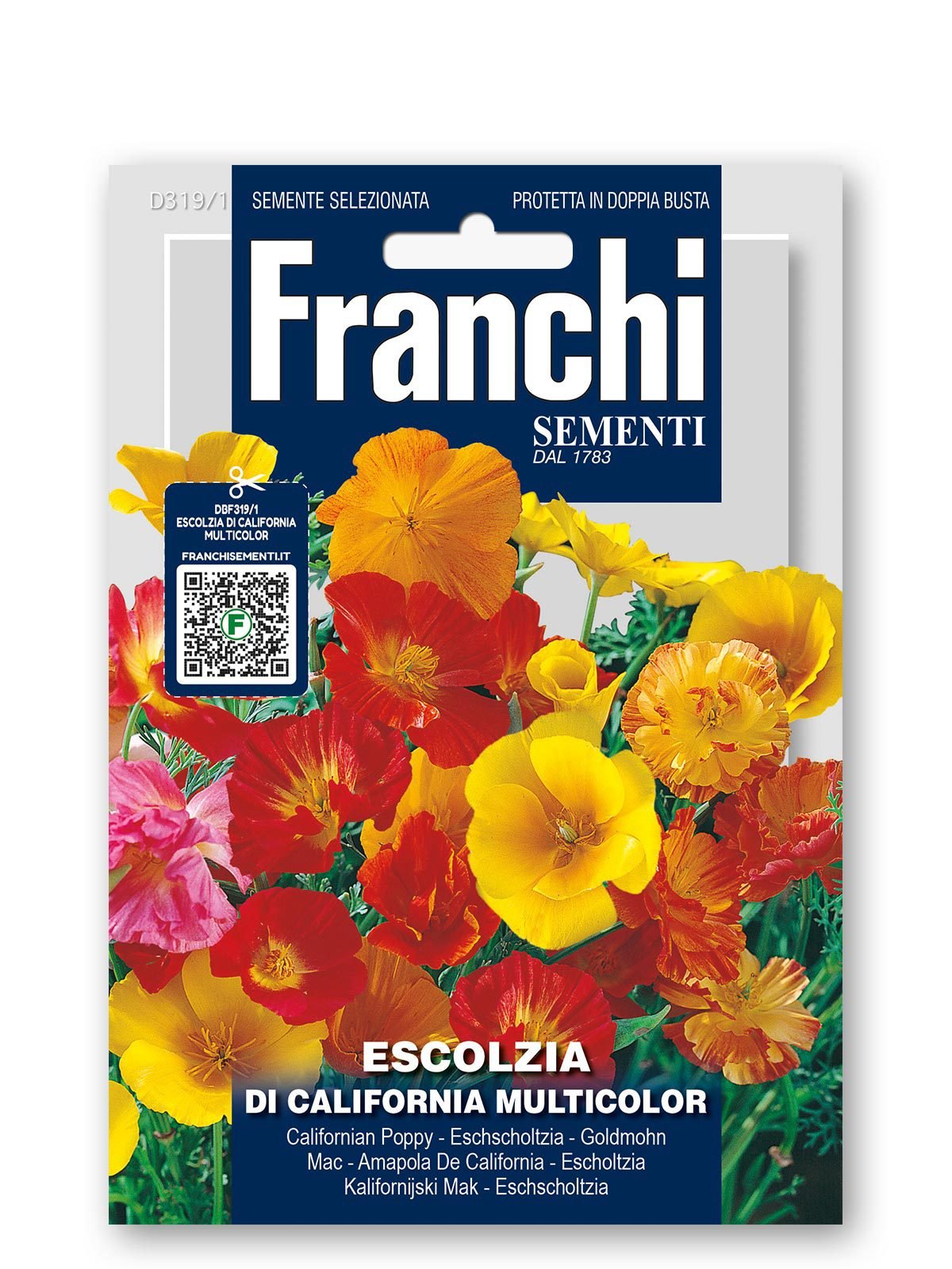 California Poppy Multicolour | Annual Flower Seeds | Franchi Seeds Ireland